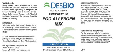 Egg Allergen Mix (Dsrt0213 Egg Allergen Mix 4 1 2020)